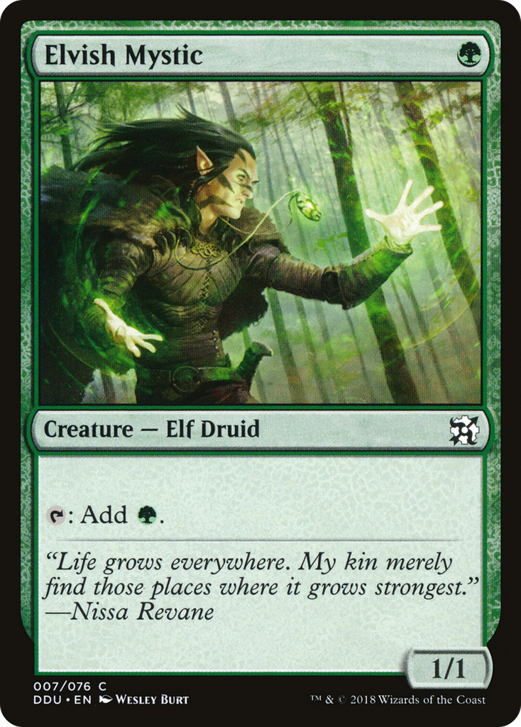 Magic: The Gathering - Elvish Mystic - Duel Decks: Elves vs. Inventors