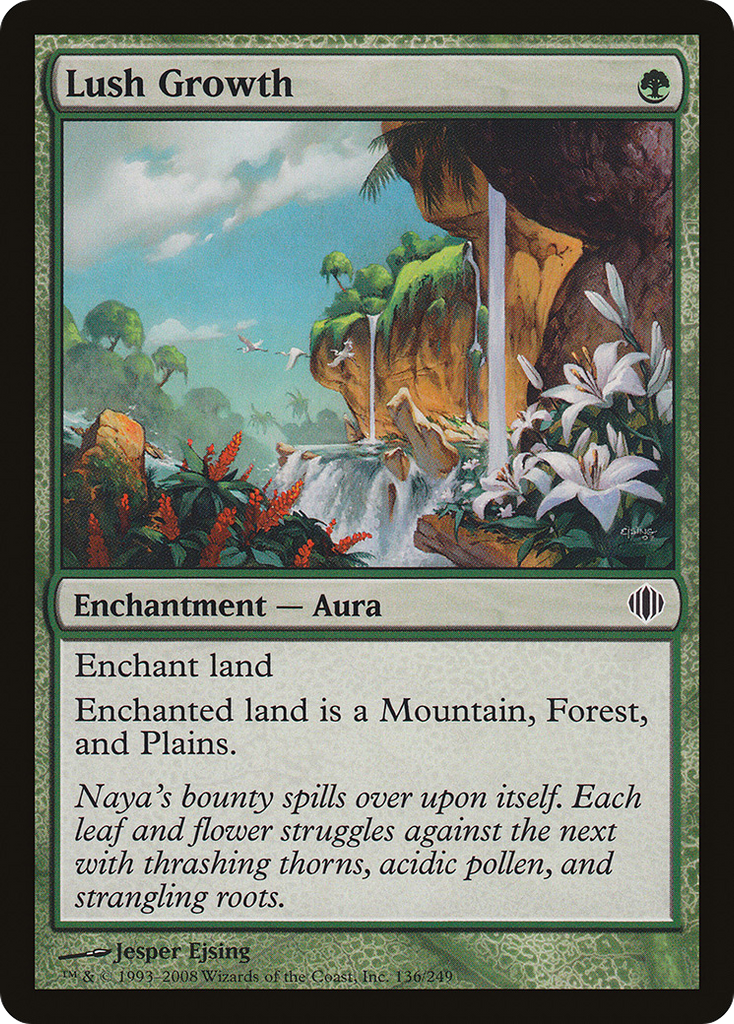 Magic: The Gathering - Lush Growth - Shards of Alara