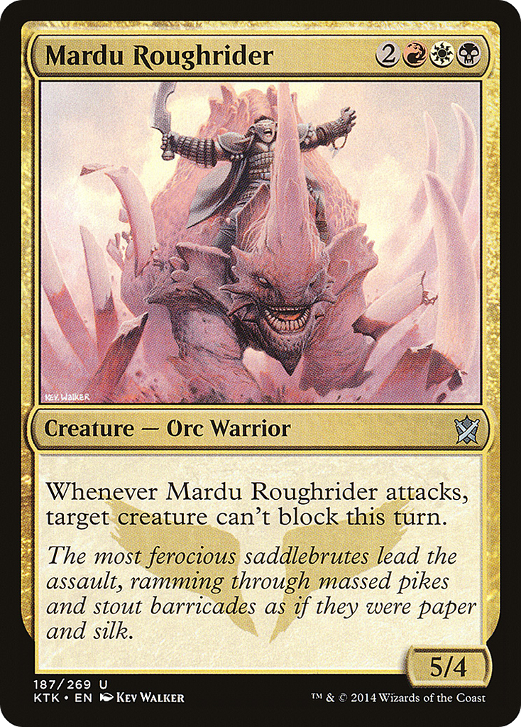 Magic: The Gathering - Mardu Roughrider - Khans of Tarkir