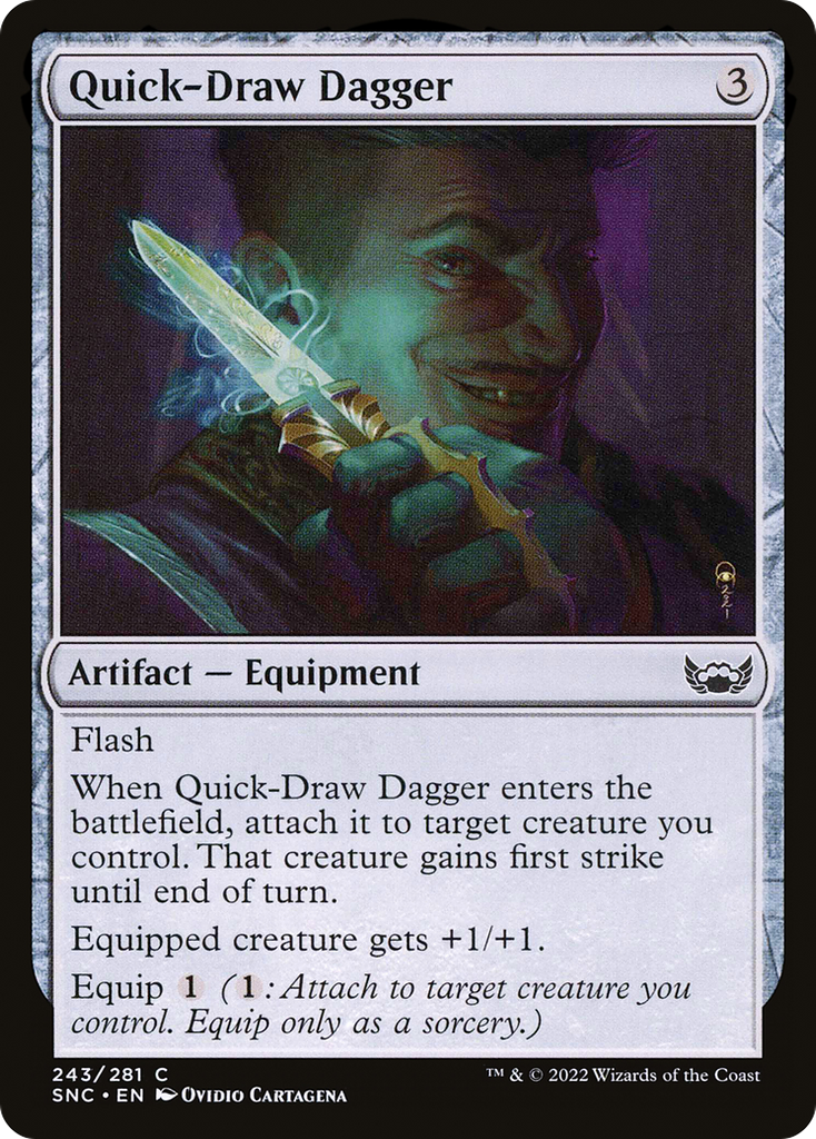 Magic: The Gathering - Quick-Draw Dagger Foil - Streets of New Capenna