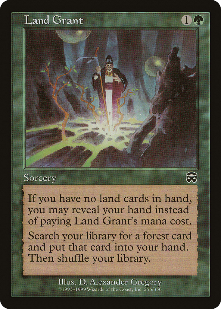 Magic: The Gathering - Land Grant - Mercadian Masques