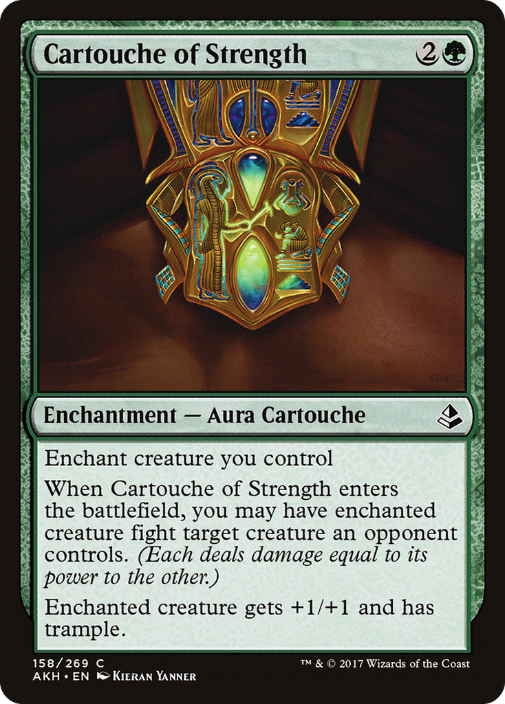 Magic: The Gathering - Cartouche of Strength - Amonkhet