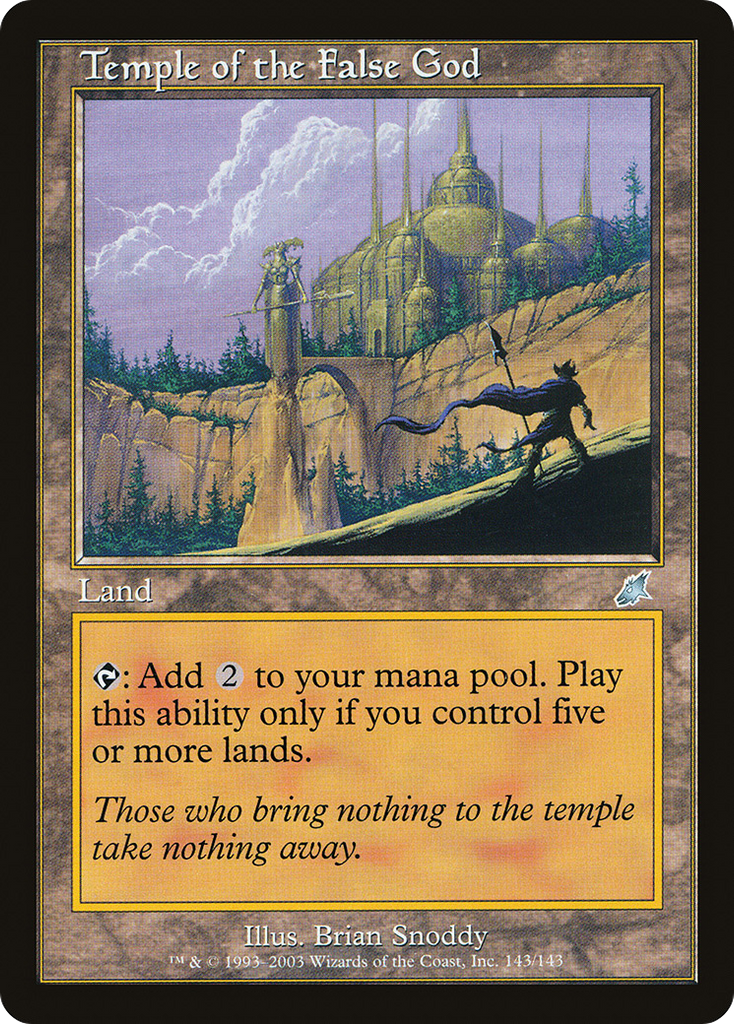Magic: The Gathering - Temple of the False God - Scourge