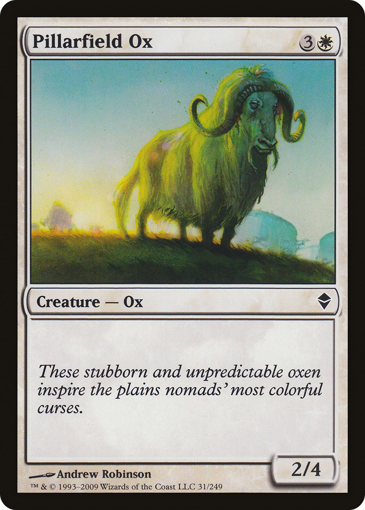 Magic: The Gathering - Pillarfield Ox - Zendikar