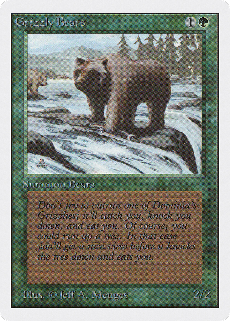 Magic: The Gathering - Grizzly Bears - Unlimited Edition
