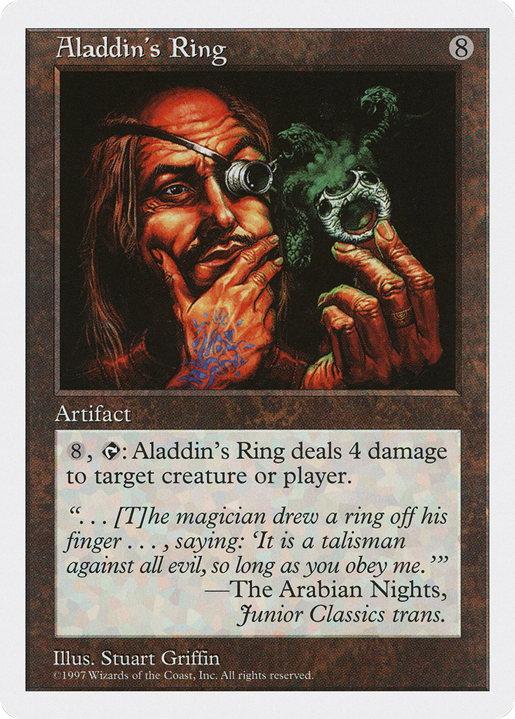 Magic: The Gathering - Aladdin's Ring - Fifth Edition