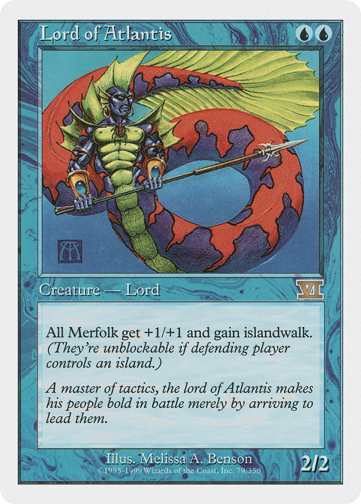 Magic: The Gathering - Lord of Atlantis - Classic Sixth Edition