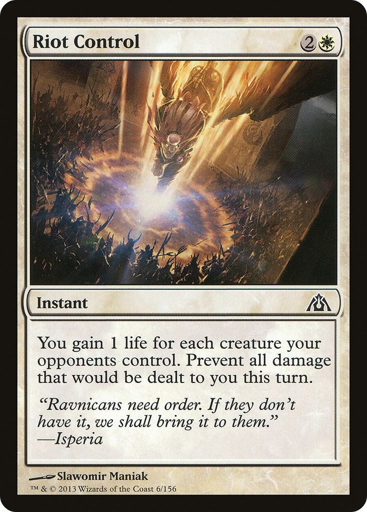 Magic: The Gathering - Riot Control - Dragon's Maze