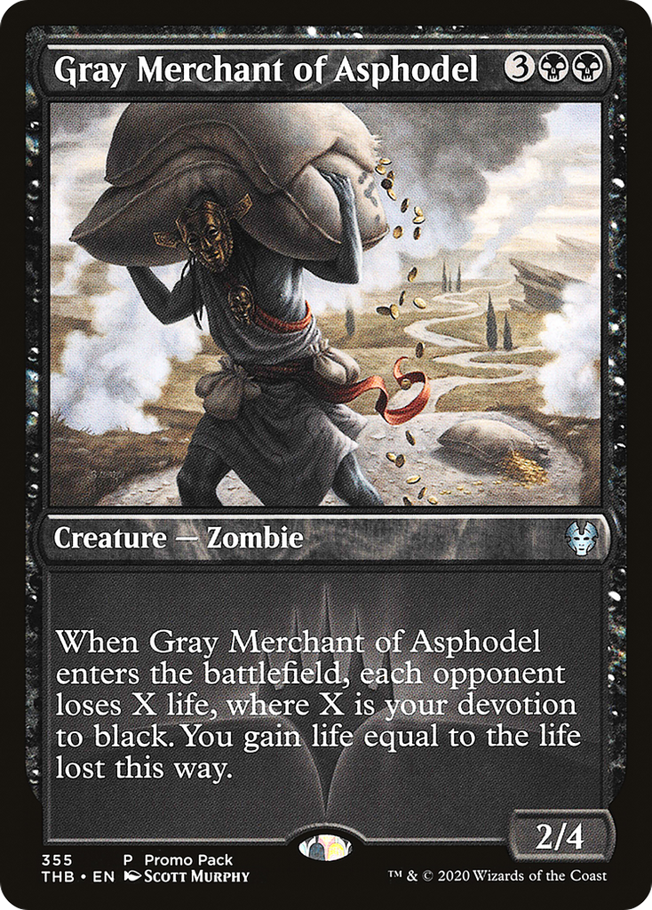 Magic: The Gathering - Gray Merchant of Asphodel - Theros Beyond Death