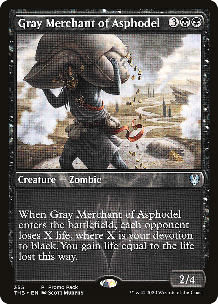 Magic: The Gathering - Gray Merchant of Asphodel Foil - Theros Beyond Death