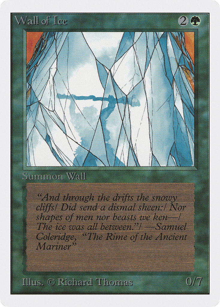 Magic: The Gathering - Wall of Ice - Unlimited Edition