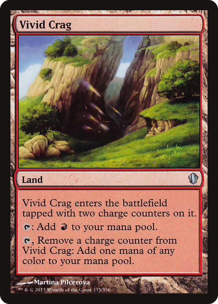 Magic: The Gathering - Vivid Crag - Commander 2013