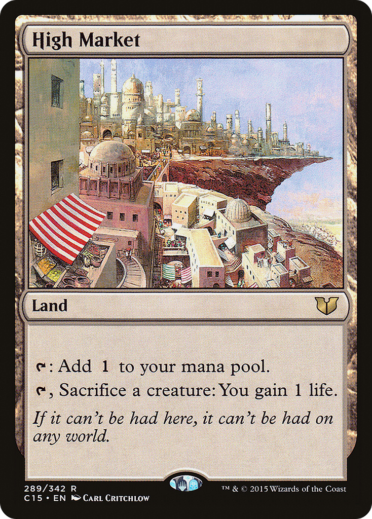 Magic: The Gathering - High Market - Commander 2015