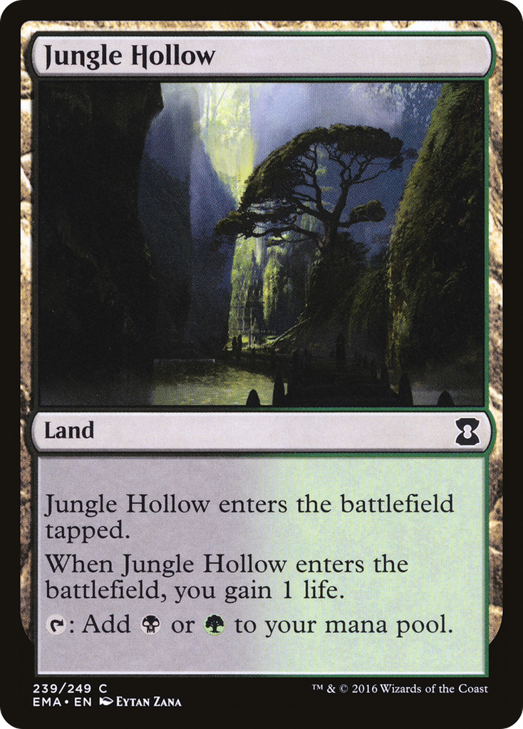 Magic: The Gathering - Jungle Hollow - Eternal Masters