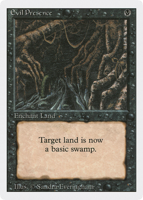 Magic: The Gathering - Evil Presence - Revised Edition