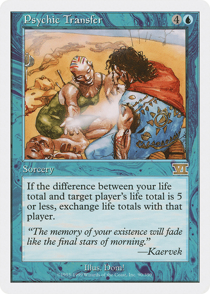 Magic: The Gathering - Psychic Transfer - Classic Sixth Edition