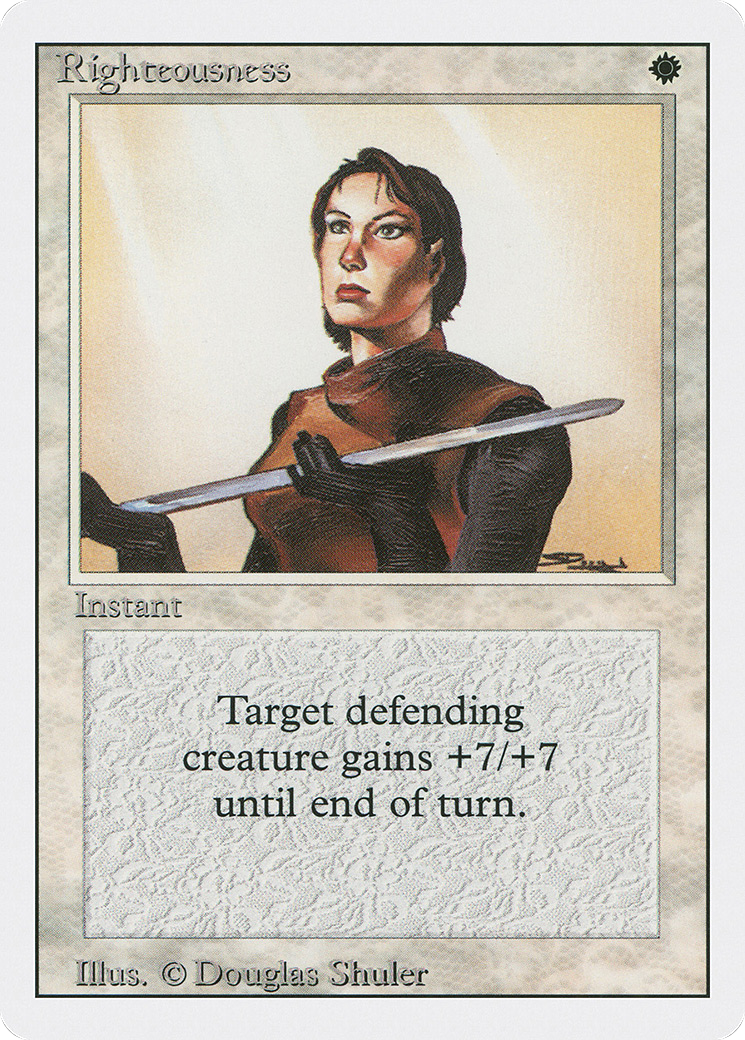 Magic: The Gathering - Righteousness - Revised Edition