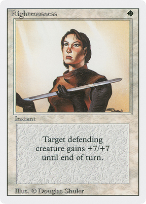 Magic: The Gathering - Righteousness - Revised Edition