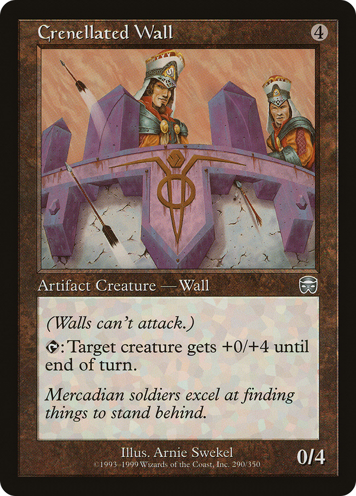 Magic: The Gathering - Crenellated Wall - Mercadian Masques