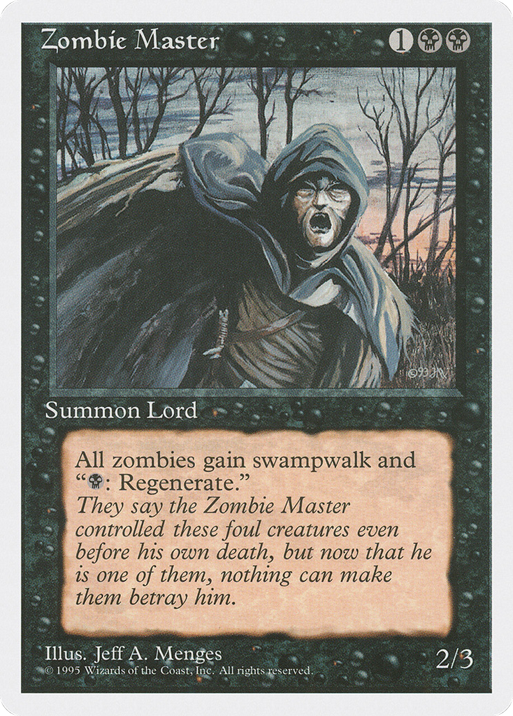 Magic: The Gathering - Zombie Master - Fourth Edition