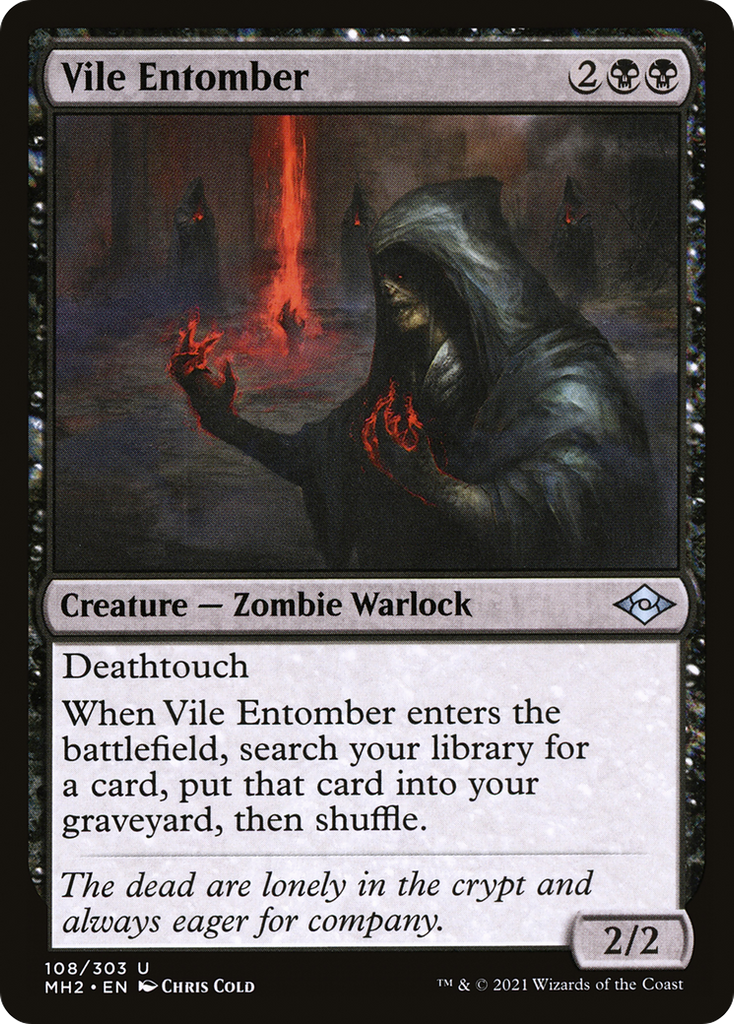 Magic: The Gathering - Vile Entomber Foil - Modern Horizons 2