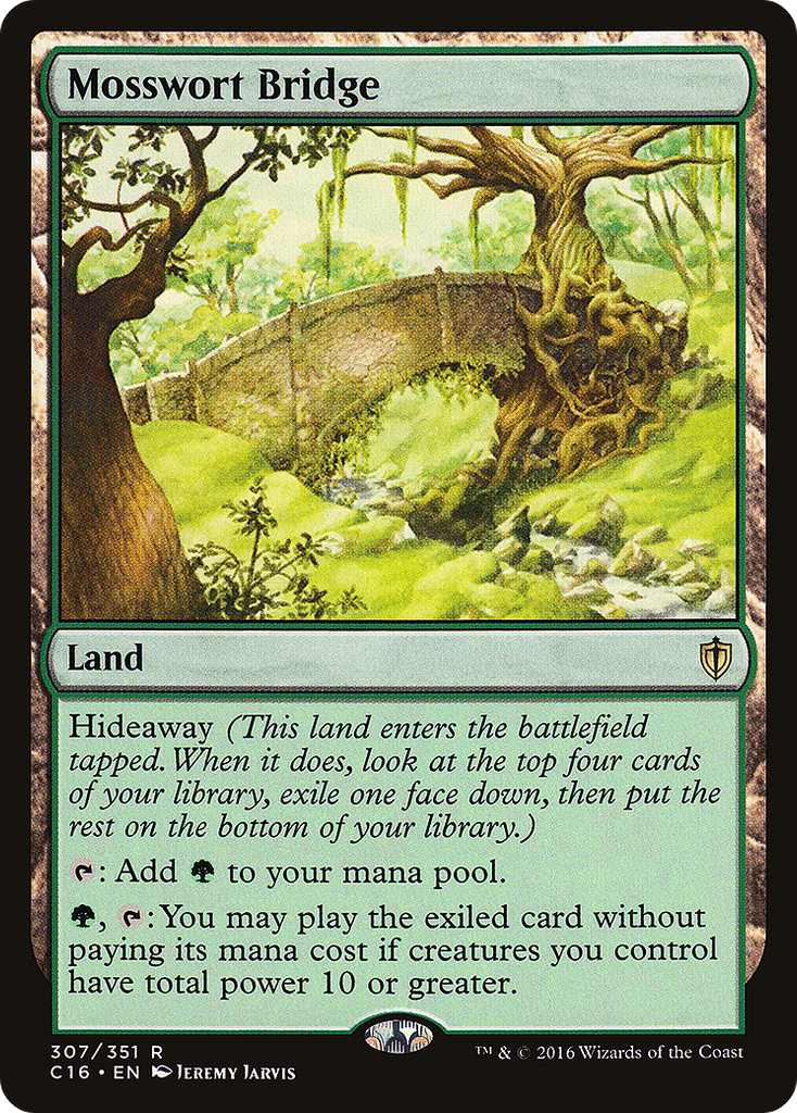 Magic: The Gathering - Mosswort Bridge - Commander 2016