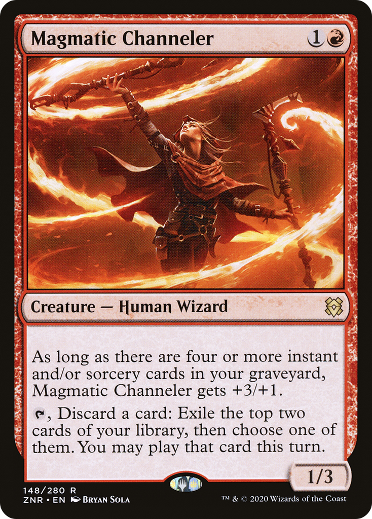 Magic: The Gathering - Magmatic Channeler Foil - Zendikar Rising