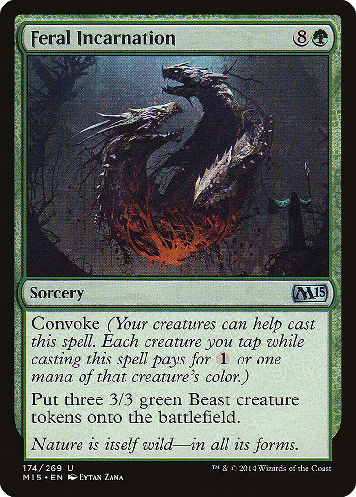 Magic: The Gathering - Feral Incarnation - Magic 2015