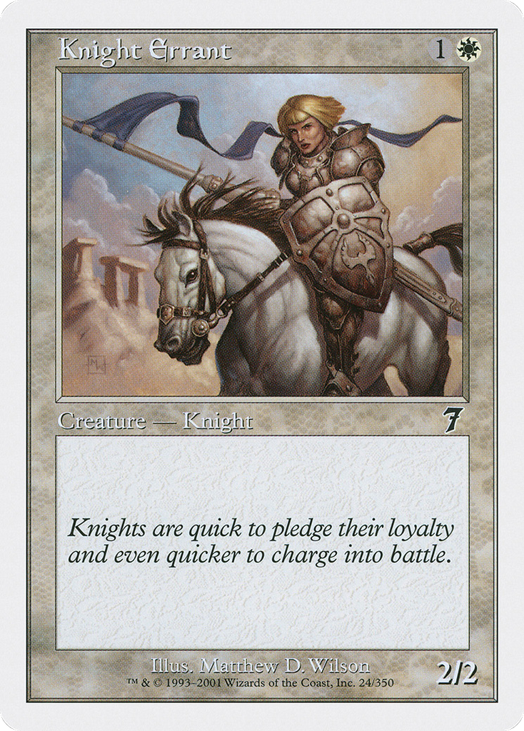 Magic: The Gathering - Knight Errant - Seventh Edition