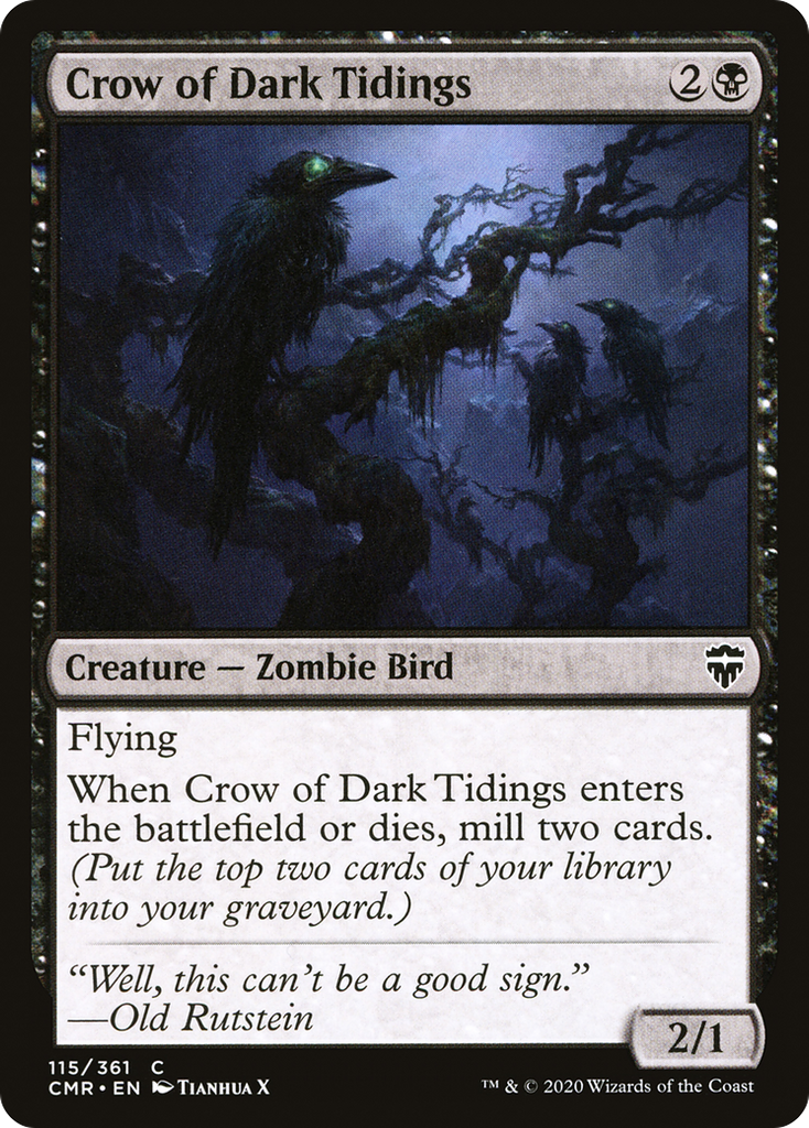 Magic: The Gathering - Crow of Dark Tidings - Commander Legends