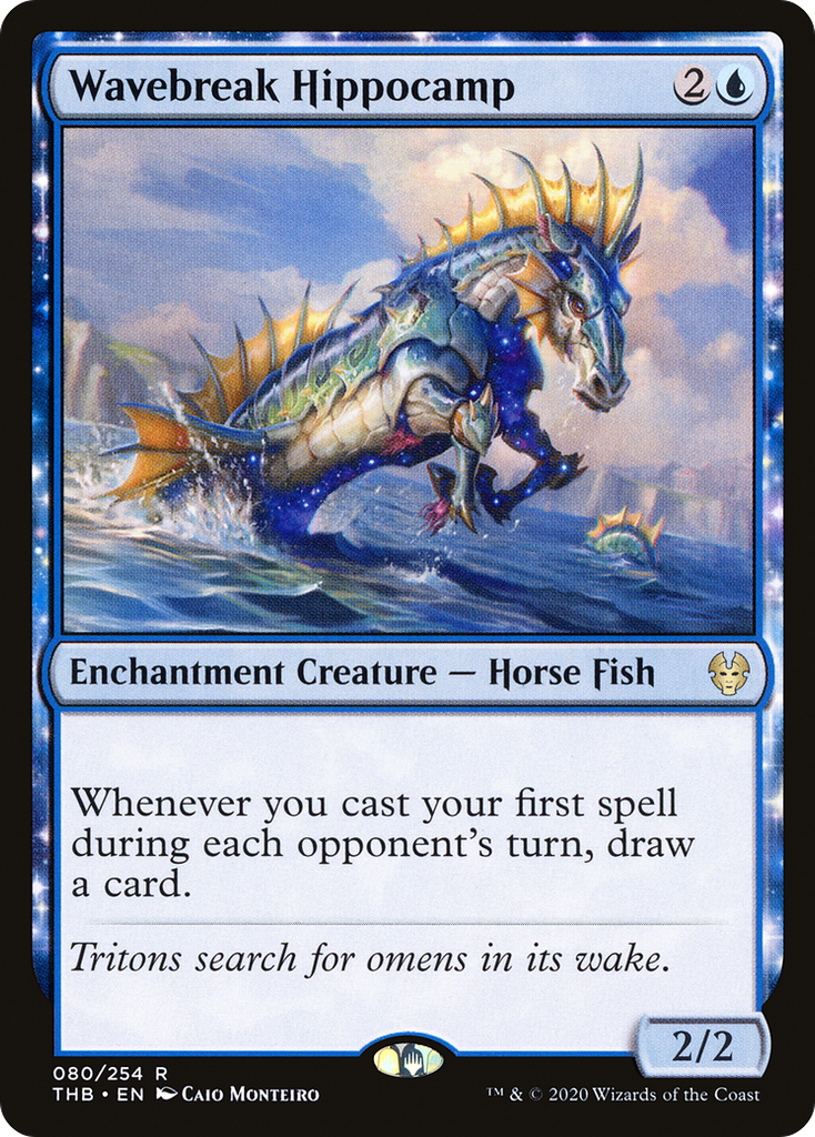 Magic: The Gathering - Wavebreak Hippocamp Foil - Theros Beyond Death