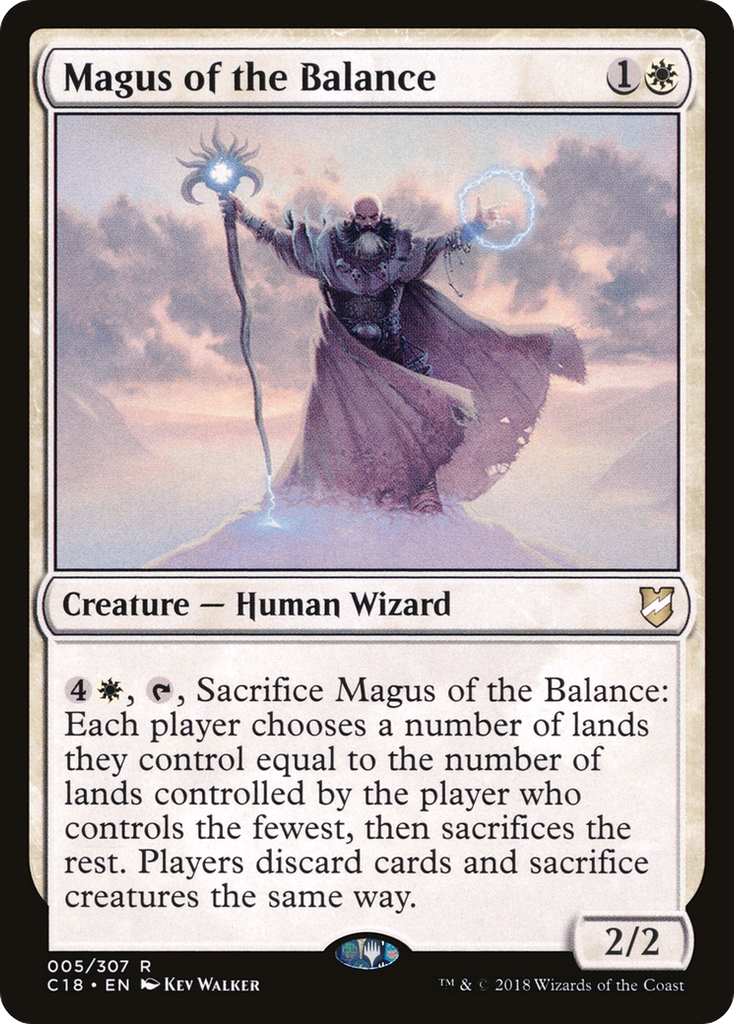 Magic: The Gathering - Magus of the Balance - Commander 2018