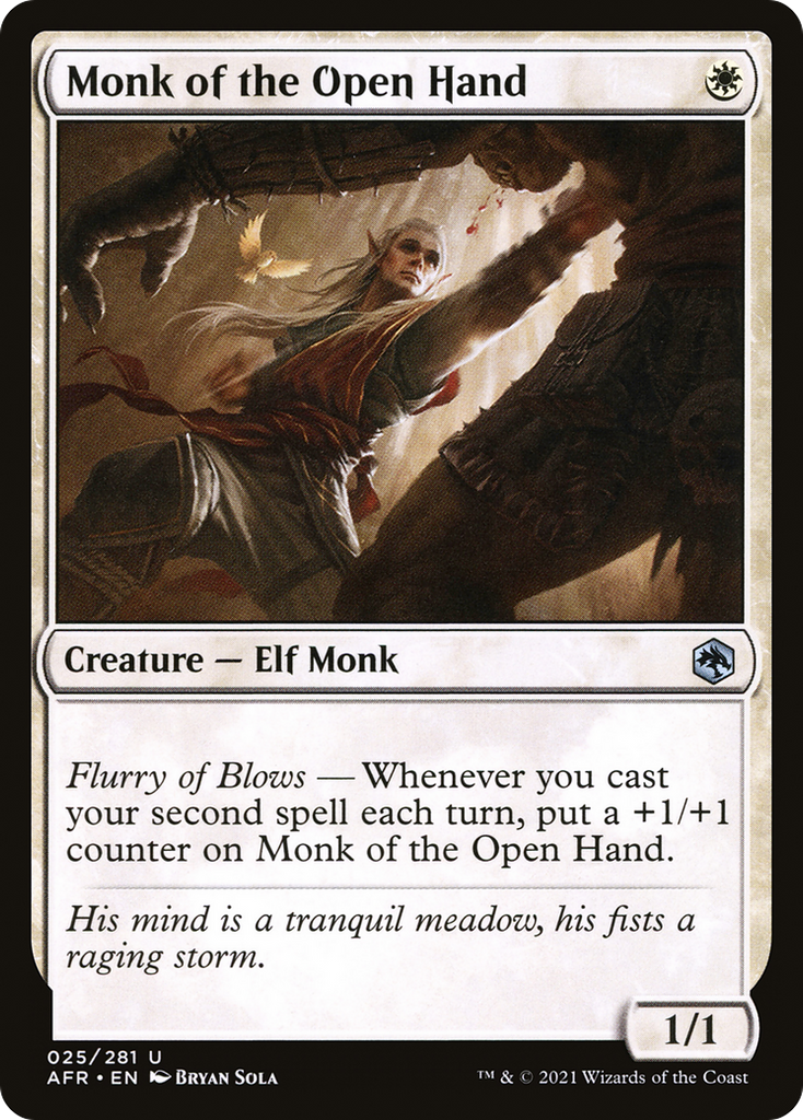 Magic: The Gathering - Monk of the Open Hand - Adventures in the Forgotten Realms