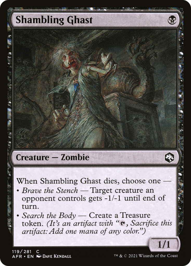 Magic: The Gathering - Shambling Ghast - Adventures in the Forgotten Realms