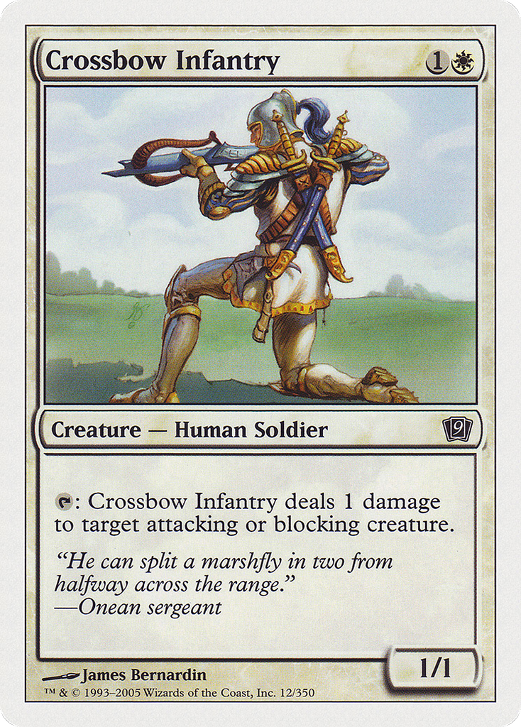 Magic: The Gathering - Crossbow Infantry - Ninth Edition