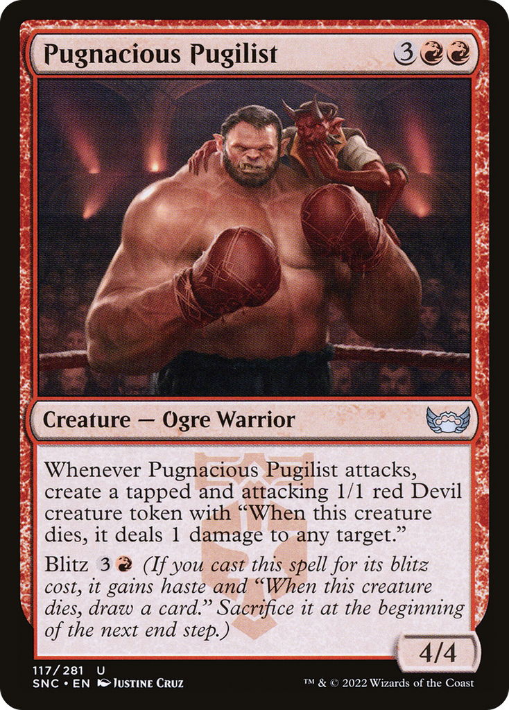 Magic: The Gathering - Pugnacious Pugilist Foil - Streets of New Capenna