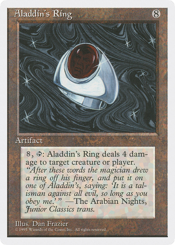 Magic: The Gathering - Aladdin's Ring - Fourth Edition