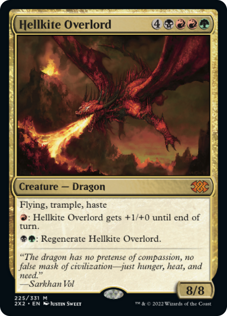 Magic: The Gathering - Hellkite Overlord - Double Masters 2022