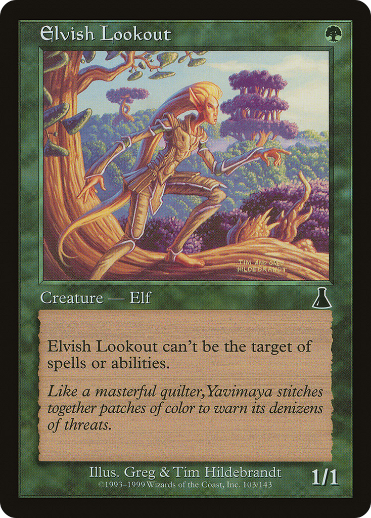 Magic: The Gathering - Elvish Lookout - Urza's Destiny