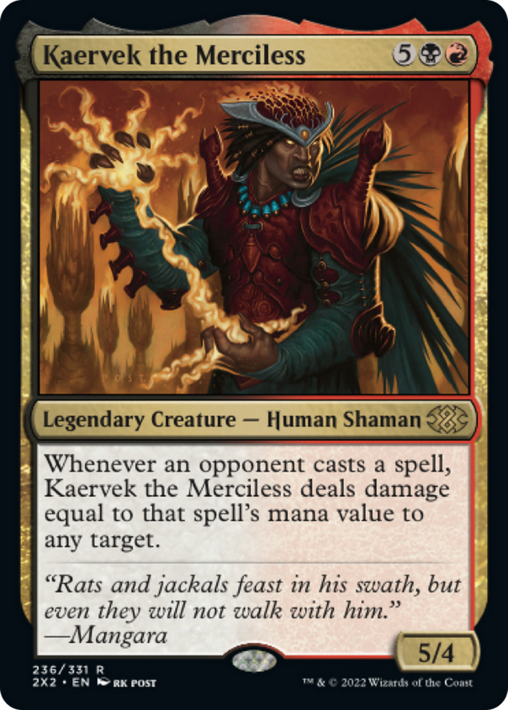 Magic: The Gathering - Kaervek the Merciless - Double Masters 2022