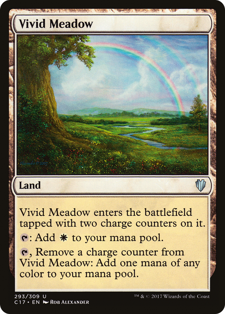 Magic: The Gathering - Vivid Meadow - Commander 2017