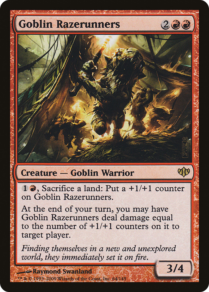 Magic: The Gathering - Goblin Razerunners - Conflux