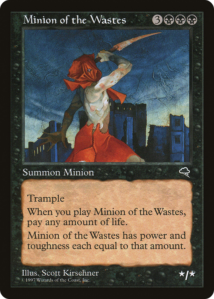 Magic: The Gathering - Minion of the Wastes - Tempest