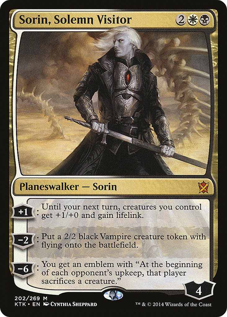 Magic: The Gathering - Sorin, Solemn Visitor - Khans of Tarkir