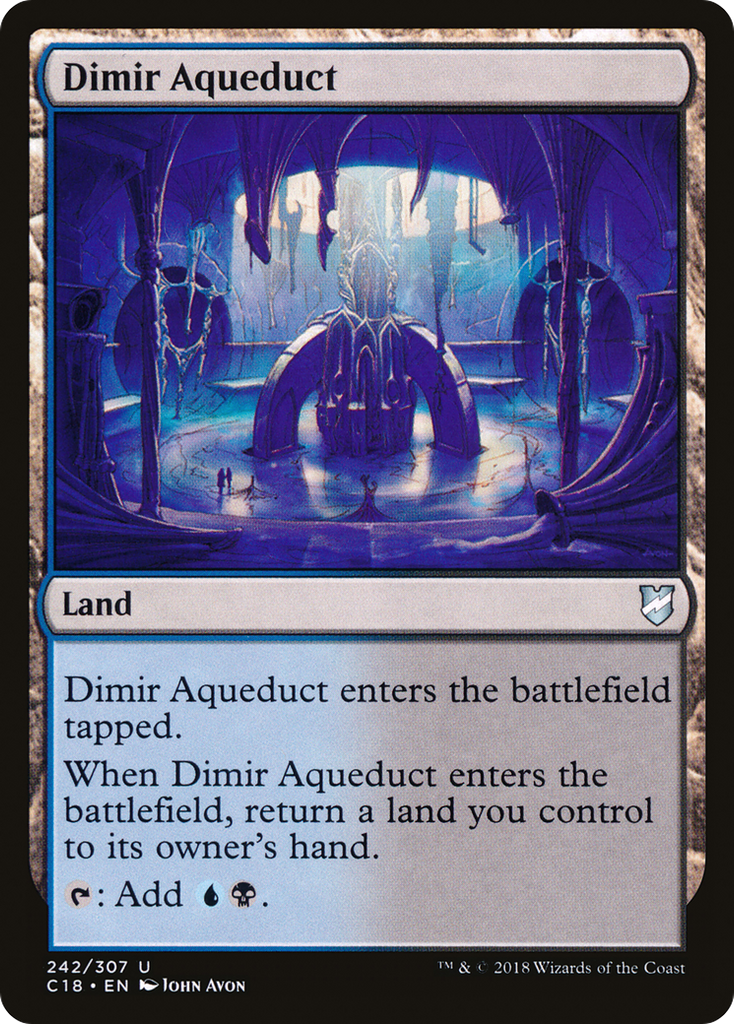 Magic: The Gathering - Dimir Aqueduct - Commander 2018