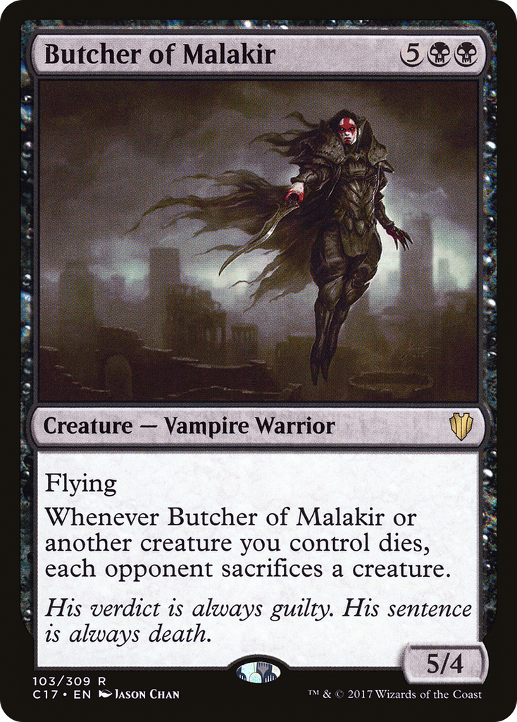 Magic: The Gathering - Butcher of Malakir - Commander 2017