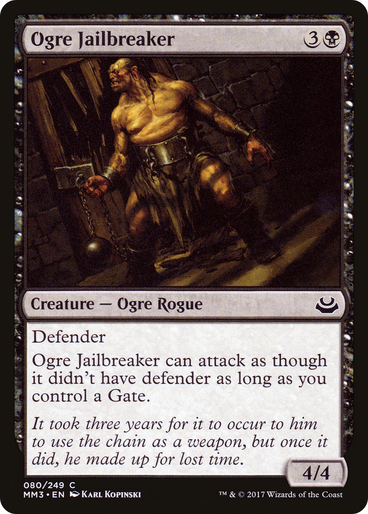 Magic: The Gathering - Ogre Jailbreaker - Modern Masters 2017