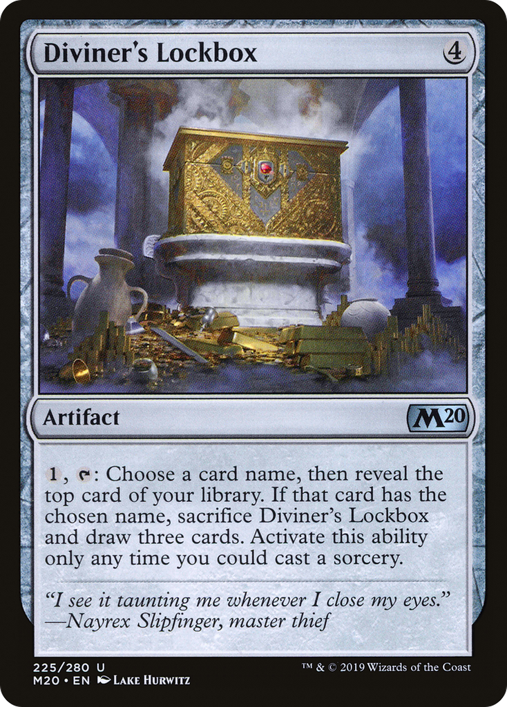 Magic: The Gathering - Diviner's Lockbox Foil - Core Set 2020