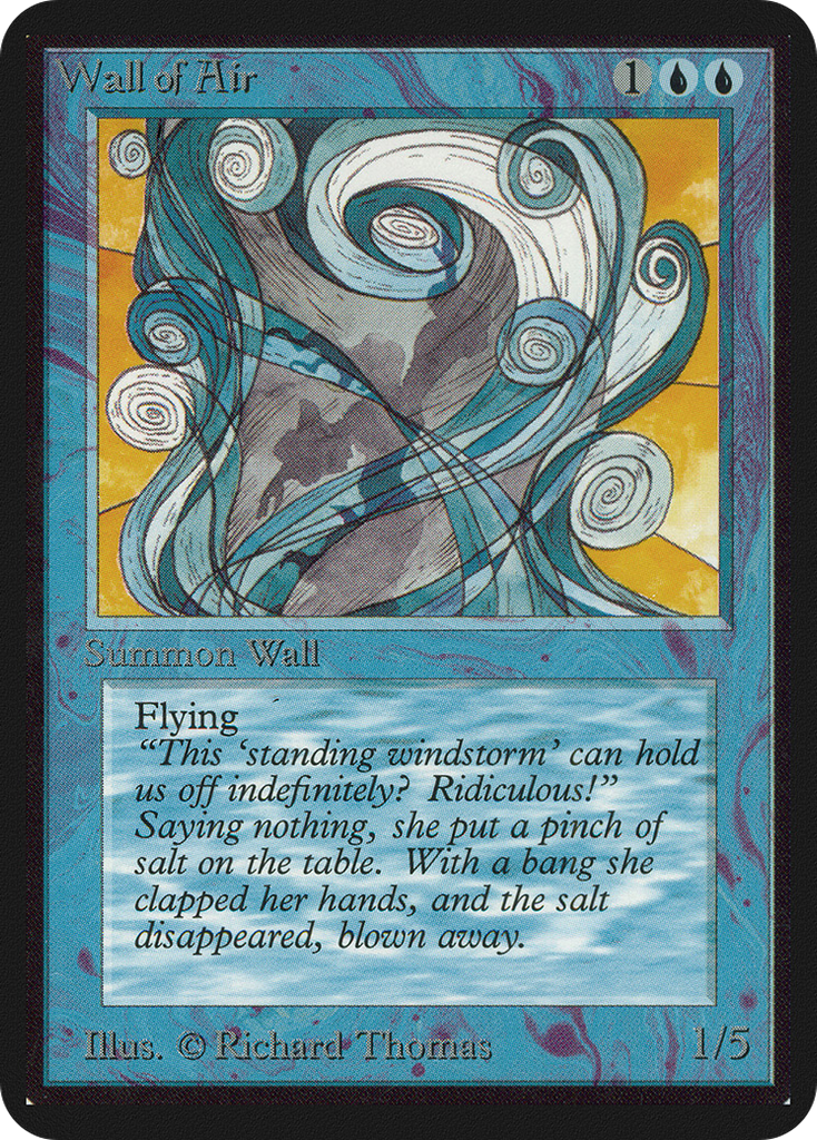 Magic: The Gathering - Wall of Air - Limited Edition Alpha