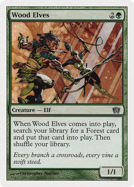 Magic: The Gathering - Wood Elves - Eighth Edition